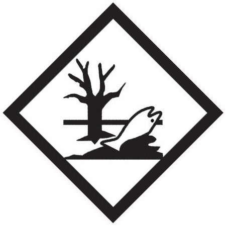 Bsc Preferred 10 3/4 x 10 3/4'' - Marine Pollutant Vinyl Labels, 100PK BUY00016677